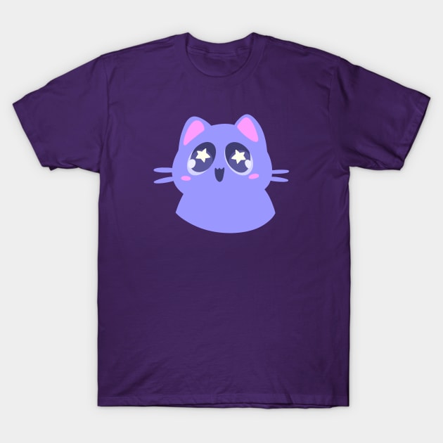 Starry Eyed Catto T-Shirt by silly cattos